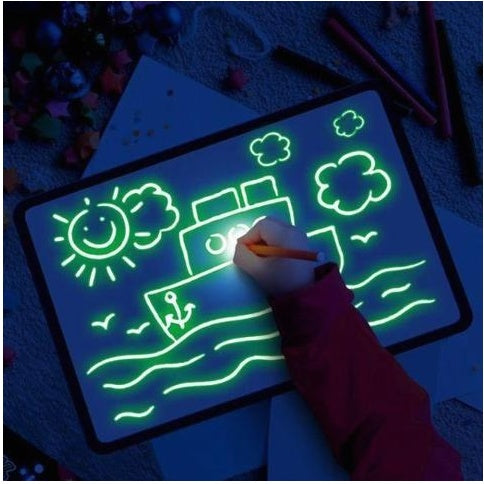Child playing with magnetic Montessori puzzle board