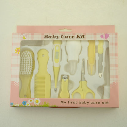 Baby care set with nasal aspirator and clippers