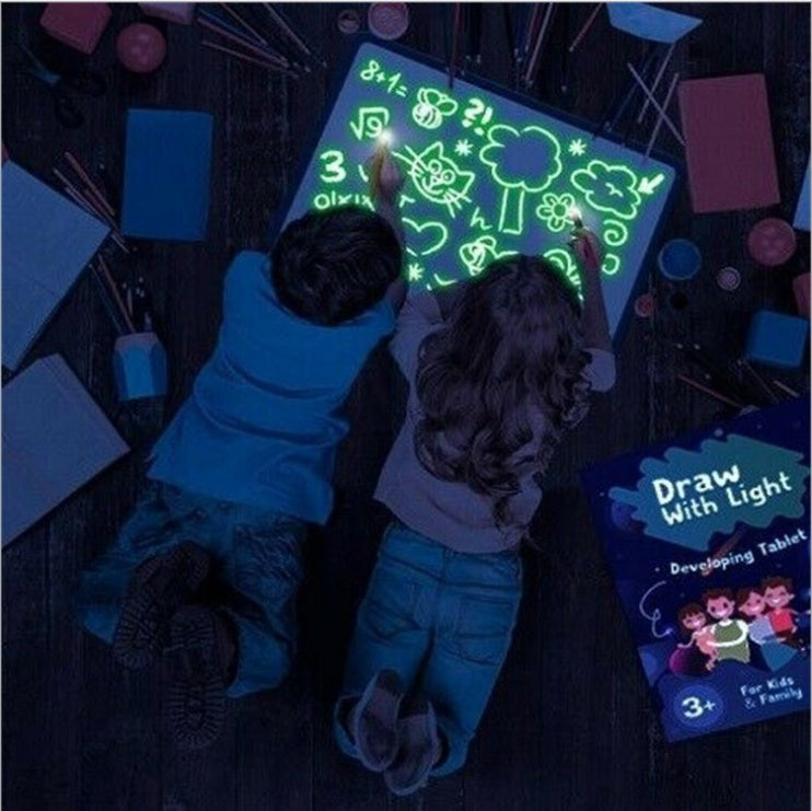 Child playing with magnetic Montessori puzzle board