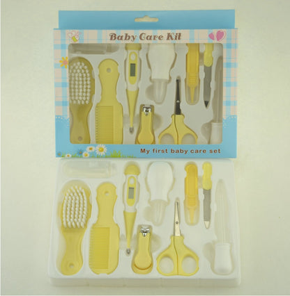 Baby care set with nasal aspirator and clippers