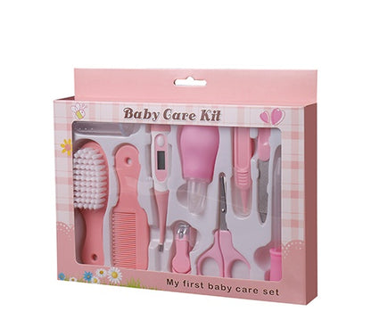 Baby care set with nasal aspirator and clippers